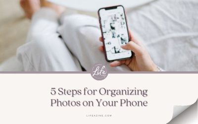 5 Steps for Organizing Photos on Your Mobile Phone